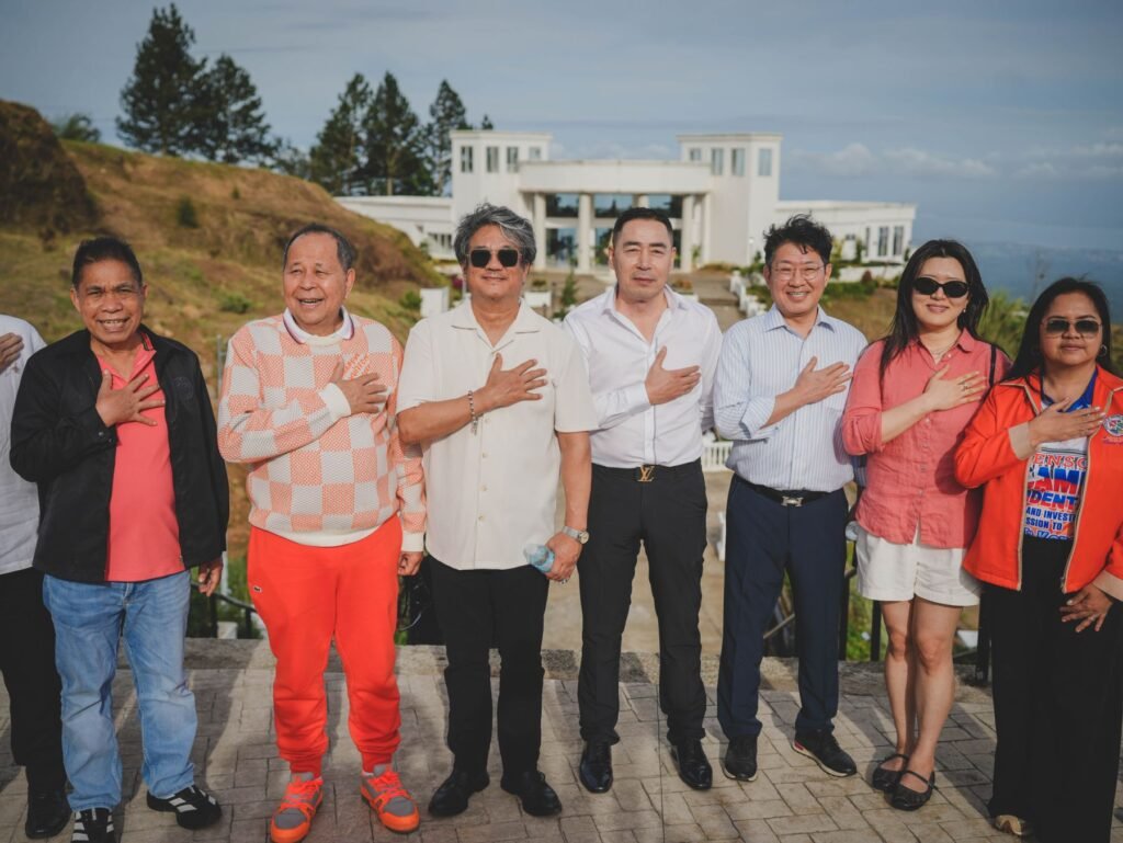 Henry S. Oaminal and a delegation of Korean investors pose for a photo at the AGG during their three-day exploratory visit to Misamis Occidental. The visit aims to assess potential investment opportunities in the province's tourism, agriculture, and economic sectors.