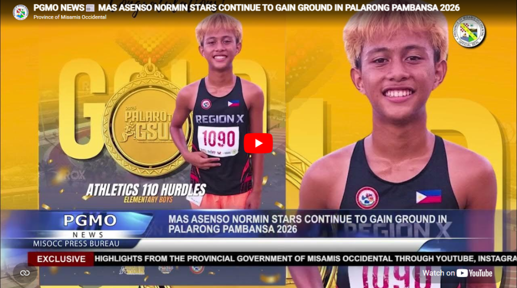 PGMO NEWS📰 MAS ASENSO NORMIN STARS CONTINUE TO GAIN GROUND IN PALARONG PAMBANSA 2026 Picture of Misamisnon Athlete Garner Gold Medal