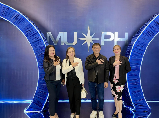 Misamis Occidental Vice Governor Rowena Gutierrez, Board Member Donna Iyog, Provincial Tourism Officer Lorellai Yee, and Board Member Henjie Estano attend the partnership launch of Miss Universe Philippines 2026.