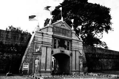 philippines misamis occidental ozamiz city cotta fort triunfo gate bw