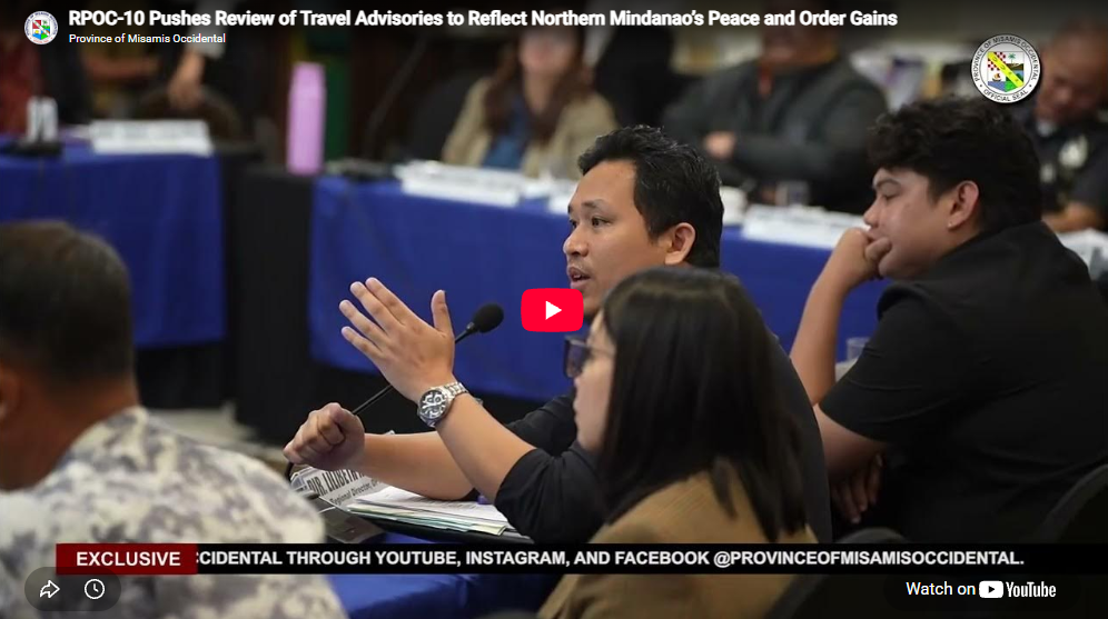 RPOC-10 Pushes Review of Travel Advisories to Reflect Northern Mindanao’s Peace and Order Gains screenshot 2026 08 25 133159