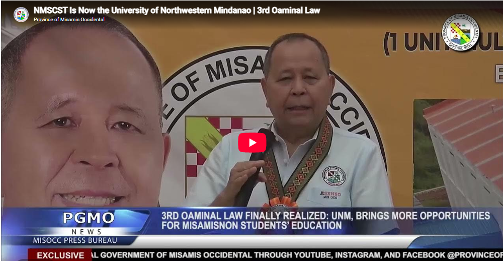 NMSCST Is Now the University of Northwestern Mindanao | 3rd Oaminal Law screenshot 2026 08 25 135006