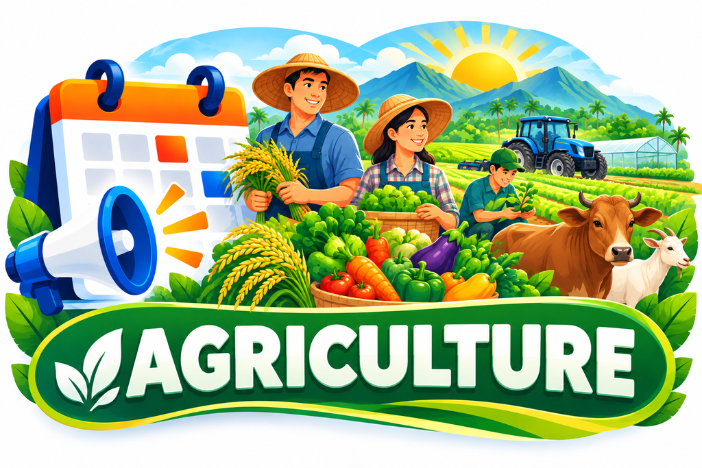 ASENSO GLOBAL GARDENS, TANGUB CITY a vibrant agriculture harvest poster