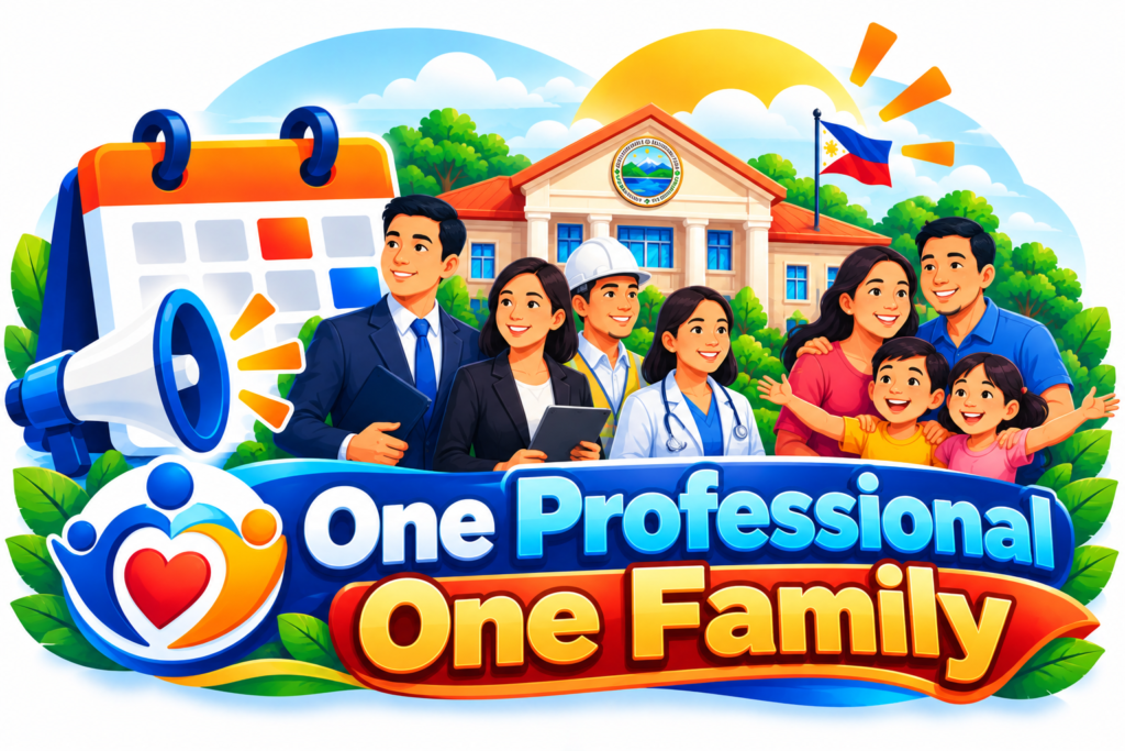 one professional, one family