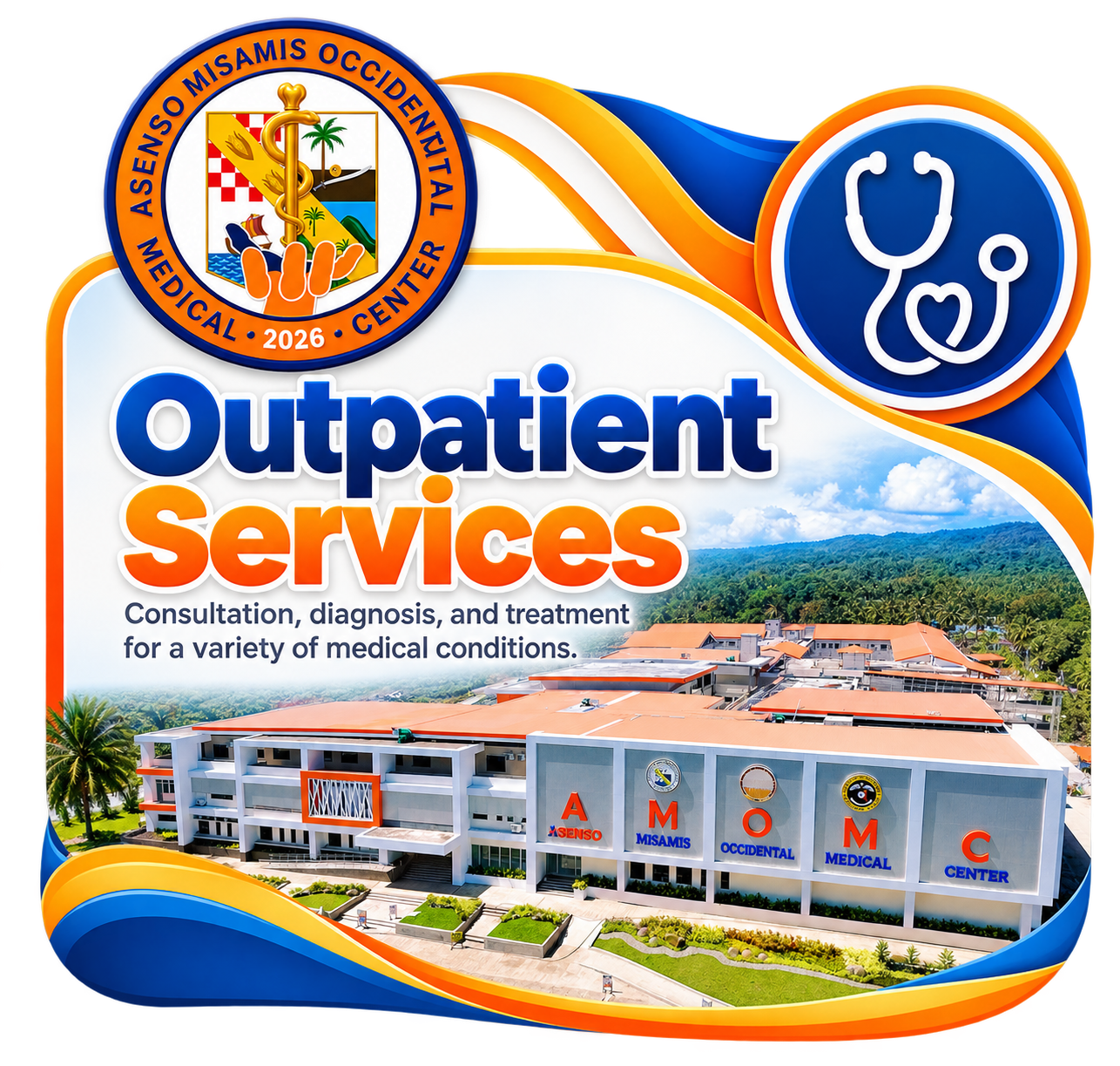 outpatient services hospital emblem